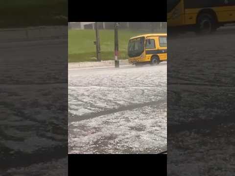 Chuva de Granizo Surpreende União do Oeste e Impressiona Moradores
