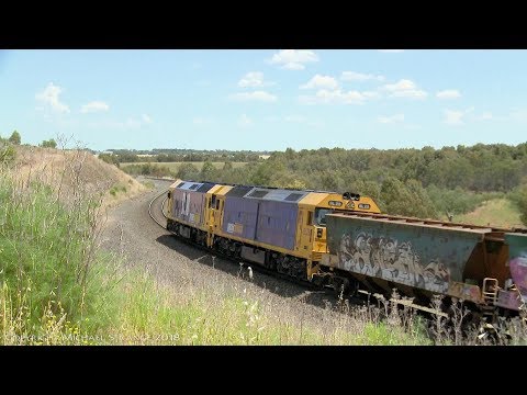 Pacific National Grain Train (22/11/2017) - PoathTV Australian Railways