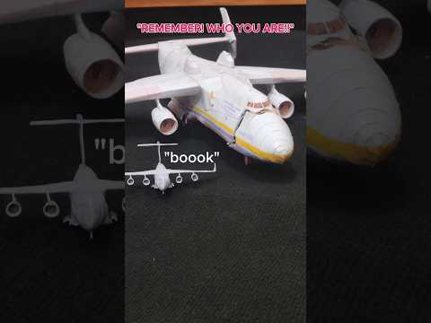 Remember who you are #trending #airplane #aviation #papercraft #viralvideo #funny #shorts