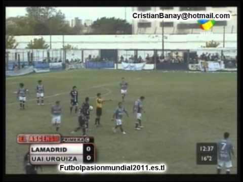 LAMADRID 0 UAI Urquiza 1 Primera c 2010-11 (Resumen del Partido