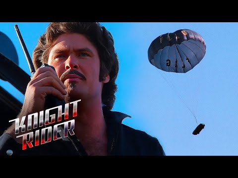Goliath Returns: KITT Deploys Emergency Parachute | Knight Rider