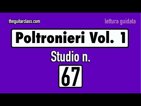 Solfeggio - Studio n. 67 - Poltronieri ( Vol.1) - lettura guidata