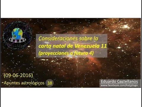 Apuntes astrológicos 38 (09 06 2016) - Carta natal de Venezuela 11 (proyecciones a futuro 4)