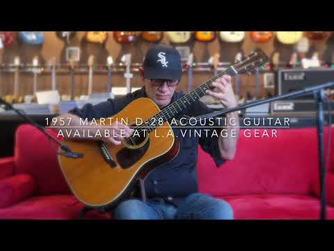Martin 1957 D-28 Acoustic Guitar-Brazilian Rosewood Back and Sides, Sitka Spruce Top, No Cracks ! image 26