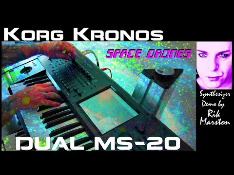 Korg Kronos Dual MS-20 Space Drones EXi Modular Synthesizer Rik Marston