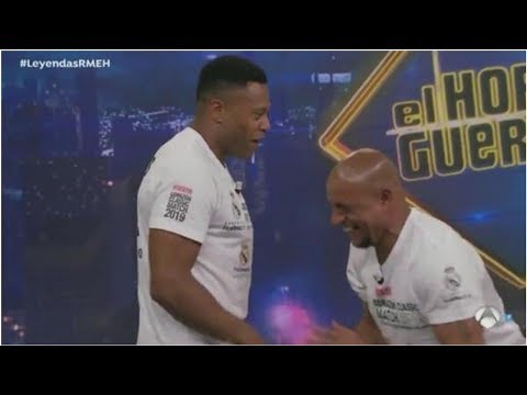 El ataque de risa de Roberto Carlos con la imitación de Florentino de Julio Baptista en 'El Hormi...