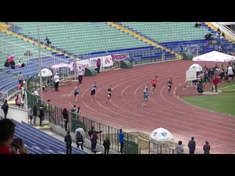 200m final, N Ch U 18, Bulgaria - Vesselin Jivkov  21.57