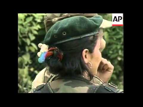 Colombia FARC woman, ivs with female rebels