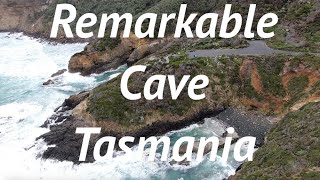 preview picture of video 'Tasmania - Remarkable Cave  2018 Australia Mavic 2 zoom 4k'