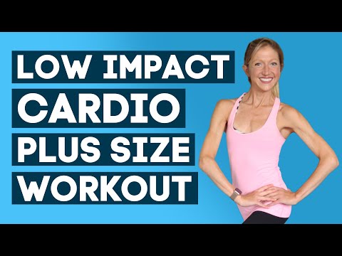 Plus Size, Overweight, Beginners LOW IMPACT Cardio and Strength Workout (100kg Above!)