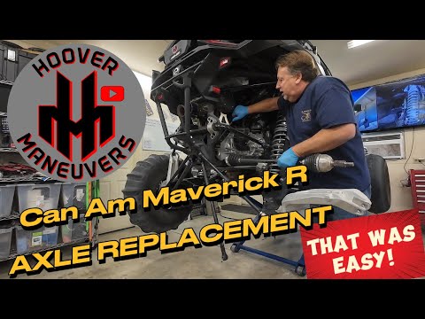 Can Am Mav R Axle Replacement EASIER!