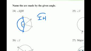 Circles 1C central angles and arcs