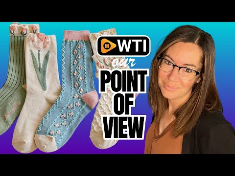 MarJunSep Cute Floral Crew Socks - WTI product video review