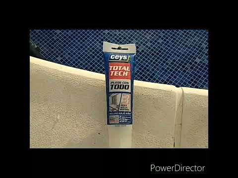 FUGA FONDO PISCINA ,COLORANTE ALIMENTARIO Y SILICONA SIN VACIAR EL AGUA.