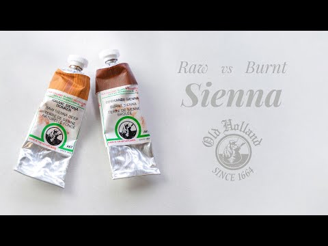 Raw Sienna vs Burnt Sienna