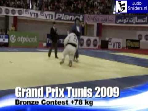 Judo 2009 Tunis: Donguzashvili (RUS) - Asselah (ALG) [ 78kg].