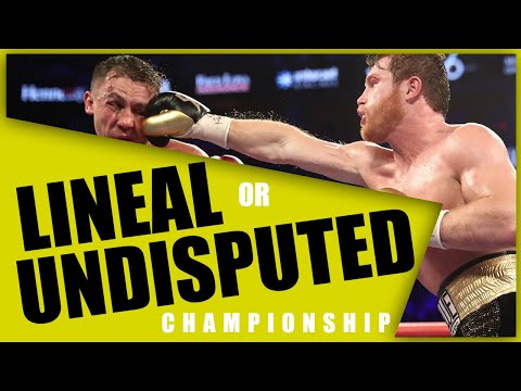 Lineal or Undisputed Championship - Which is Harder to Achieve?