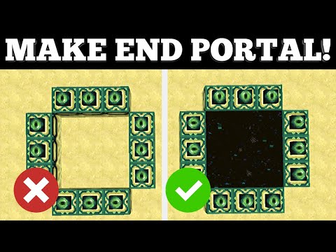 Kysen - How To Make End Portal in Minecraft Creative EASY!