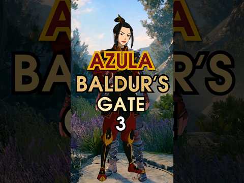 how to build AZULA in Baldur's Gate 3 in 1min - Monk/Sorcerer build #shorts #baldursgate3