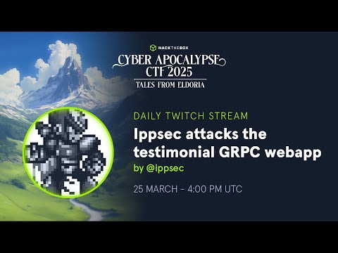 Cyber Apocalypse Day #5: Ippsec attacks the testimonial GRPC webapp