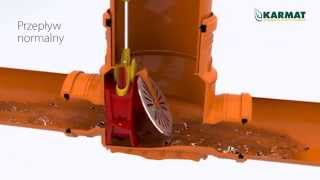 Šachtové dno se zpětnou klapkou DN 315/200