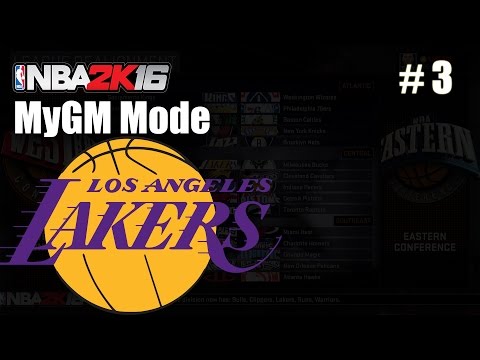 NBA 2K16 Lakers MyGM - First Trade and Using Simcast Live! - Ep.3