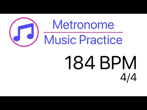 Metronome 184 BPM 4/4