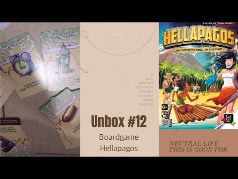 Unbox #12 Queen hụt mở hộp Boardgame Hellapagos (Base + Exp)