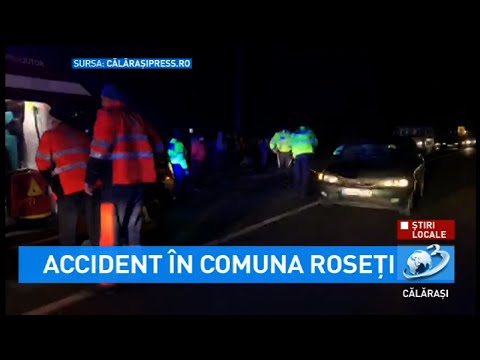 Accident grav în comuna Roseți