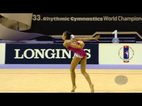 ASSYMOVA Aliya (KAZ) - 2014 Rhythmic Worlds, Izmir (TUR) - Qualifications Ball