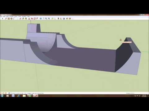 Creating a Skate Park in Google Sketchup HD