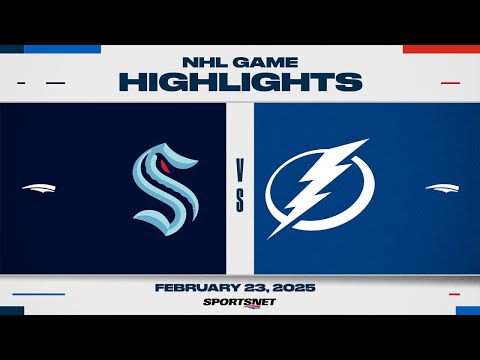 NHL Highlights | Kraken vs. Lightning - February 23, 2025