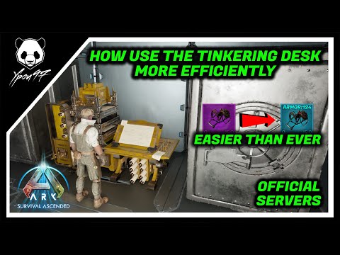 How To Use The TINKERING DESK More Efficiently - Make Better Blueprints | ARK: Survival Ascended