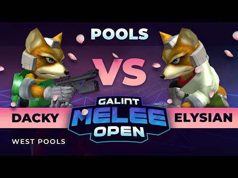Galint Melee Open: Spring Edition - Dacky (Green Fox) vs Elysian (Neutral Fox) - WC Pools