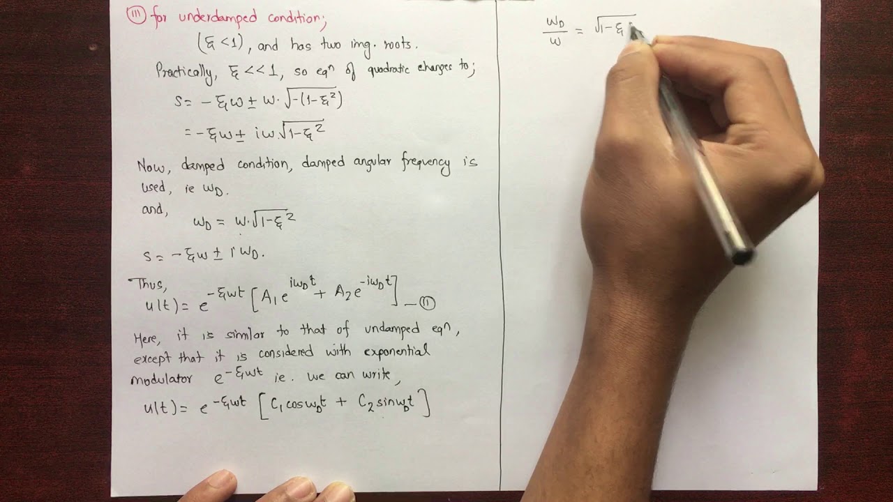 Under Damped Vibration | SDOF System Part 4 | Structural Dynamics And Earthquake Engineering