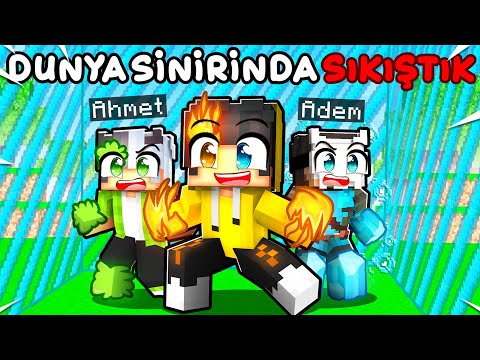 Minecraft ama ELEMENTAL Olarak DÜNYA SINIRINDA Hayatta Kaldık! 😨