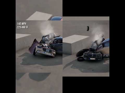Thumbnail for Bme vs Mercedes Benz face to face damage test??😲🚙bmw and Mercedes Cresh test!!😲🔥#cartesting #shorts by Bme