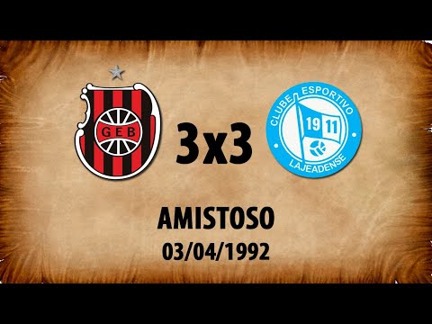 G.E.Brasil 3x3 Lajeadense - Amistoso 1993