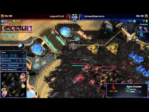 Starcraft 2 HotS Cast #3: TLO Vs. Nerchio (ZvZ) {GrandMaster} [German/1080p]