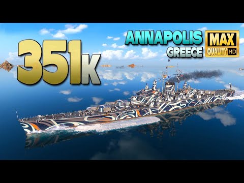 Cruiser Annapolis: "Out of range, camper" he said - World of Warships