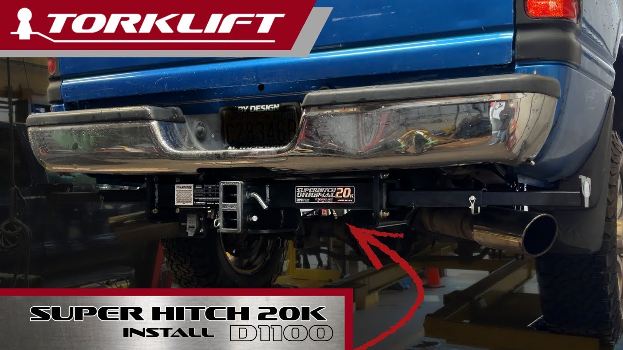 How to Install Torklift SuperHitch trailer hitch D1100 | 94-02 Ram 2500/3500 Super Hitch 20k