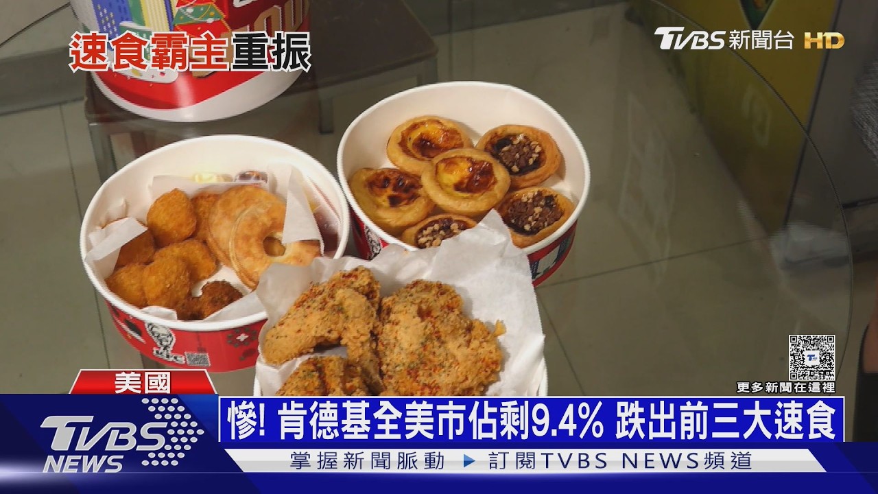 影音/肯德基跌出美國前三大! 桑德斯上校回歸+菜單改推「無骨雞柳」