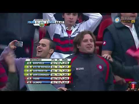 LATE GOAL of Emanuel Gigliotti (San Lorenzo) v Newell's at 87 ／ Clausura ARG 2012