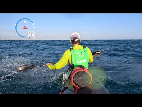 Nordic Kayaks NITRO 640 Surfski Downwind Anzio - Foce Verde Italy