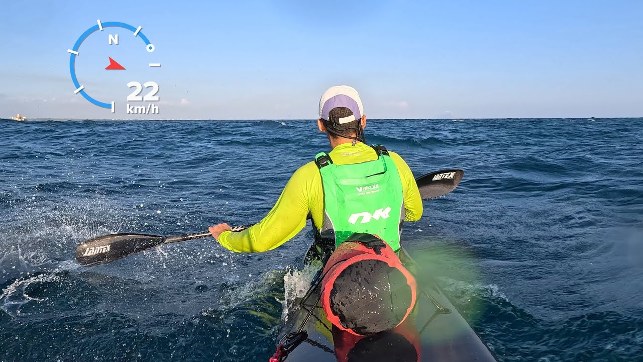 Nordic Kayaks NITRO 640 Surfski Downwind Anzio - Foce Verde Italy