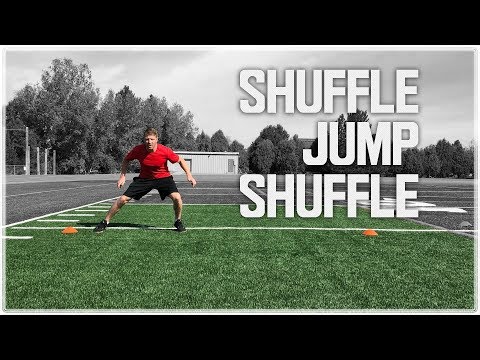 Lateral Shuffle Jump &amp; Shuffle | Side Shuffle to Vertical Jump