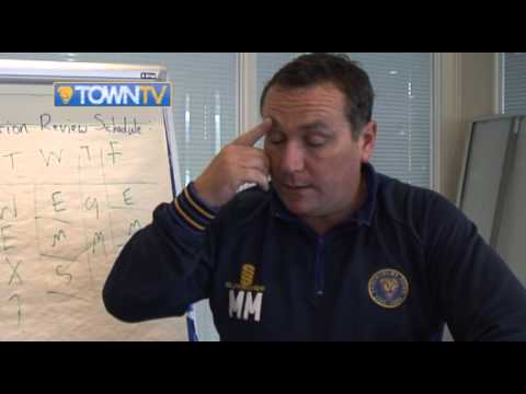 Micky Mellon pre Cheltenham Town - Town TV
