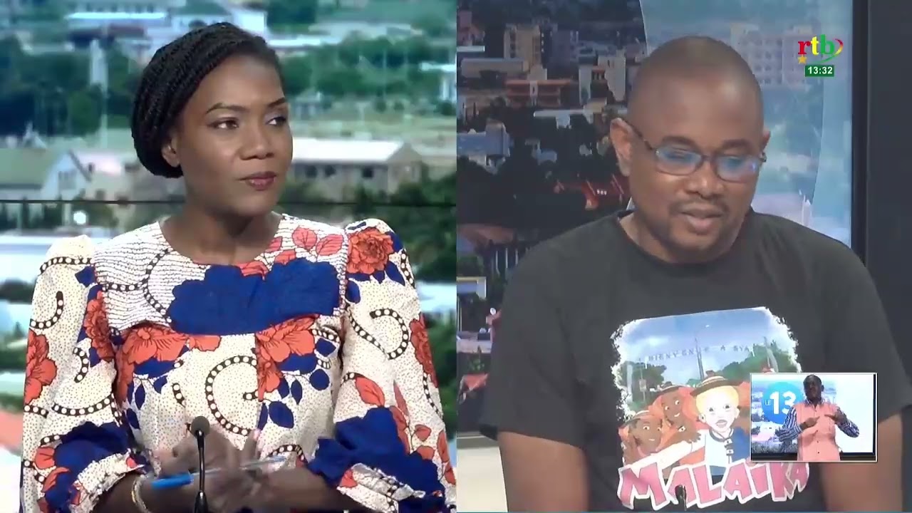 Invité du JT : Serge Dimitri Pitroipa, Réalisateur du dessin animé Malaika