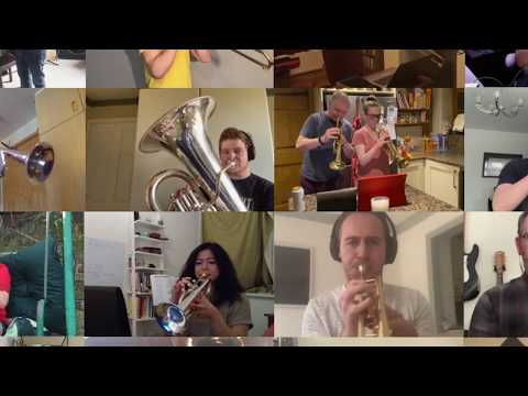 Ysbeidiau Heu-lockdown  - LLAREGGUB BRASS BAND + GUESTS!!!! (Super Furry Animals Cover)