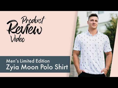 Men’s Limited Edition ZYIA Moon Polo Shirt #4526